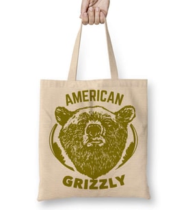 American Grizzly Bez Çanta Uzun Saplı
