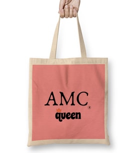 Amc Stock TO THE MOON Queens Bez Çanta Uzun Saplı