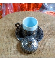 Bakır Kahve Fincanı - Adet 1 (Çok Renkli)