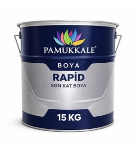 Pamukkale 1470 Rapid Endüstriyel Boya 50 Gloss 15 Kg Bayrak Kırmızı Ral 3020