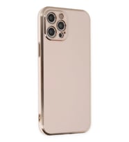 Pilelistore   iPhone 12 Pro Kılıf Volet Silikon - Pembe