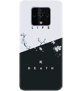 Camon 16 Premier Kılıf Resimli Desenli Baskılı Silikon Kılıf Life And Death 1339