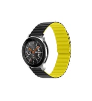 Samsung Galaxy Watch 46mm Uyumlu Kordon Suni Deri Yumuşak Soft Yüzey KRD-52 Kayış