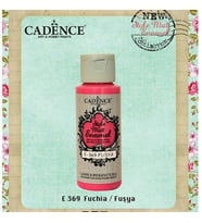 Cadence Style Matt Enamel Cam & Porselen Boyası 59 ml. E-369 Fuşya 