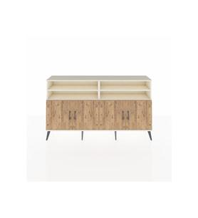 Arges Konsol 6 Raflı 4 Kapaklı 176x30x99 Aytaşı-Çam/Aytaşı