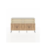 Arges Konsol 6 Raflı 4 Kapaklı 176x30x99 Aytaşı-Çam/Aytaşı
