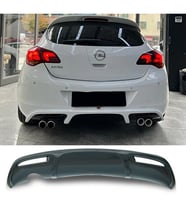 Opel Astra J HB irmsicher Arka Ek Difüzör Parlak Siyah 2009 2010 2011 2012 Arka-difizör-bodykit-ek