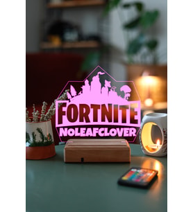 Fortnite Lamba 3D 16 Renk Gece Lambası