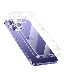 Lexroo iPhone 14 Pro Kılıf Şeffaf Sert PC Vayt Kılıf - Renksiz