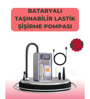 Çok Fonksiyonlu Araç, Bisiklet, Top Uyumlu Elektrikli Hava Pompası
