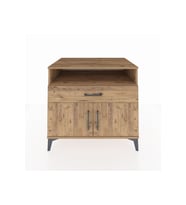 Kronos Şifonyer 2 Raflı Tek Çekmeceli 2 Kapaklı 88x59x80 Çam-Çam