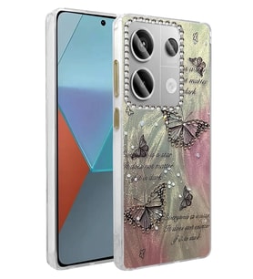 Durukar® Redmi Note 13 Pro 4G Kılıf Blade Aynalı Desenli Kapak - Desen 6