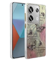 Durukar® Redmi Note 13 Pro 4G Kılıf Blade Aynalı Desenli Kapak - Desen 6