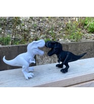 Dinosaur Dinazor Minik 10 CM Sİyah Ve Beyaz Renklerde (Çok Renkli)