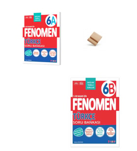 Fenomen 6. Sınıf Maarif Türkçe 6A ve 6B Soru Bankası + Telefon Standı