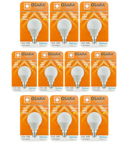 (10 Adet) Osaka 7W (50W) Sarı Işık E14 Duylu (İnce Duy) Led Mini Ampul