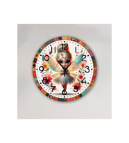bilge Tasarım Çocuk Odası Duvar Saati 30 x 30 CM (Karışık)