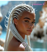 X-Pression Afrika Örgüsü ve Rasta İçin Sentetik saç  165GR-60-1