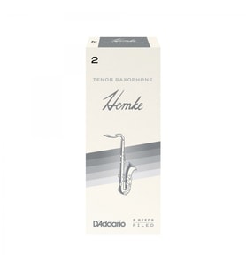 D'Addario RHKP5TSX200 Frederick Hemke Tenor Saksafon Kamışı No: 2.0 (Profesyonel) - 5'li Paket  Kısa Vamp, Fransız Kesim (Filed) ve Koyu/Zengin Tını