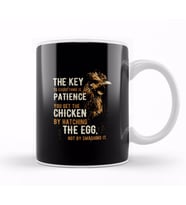 The Key Is To Patience Chicken Kupa Bardak Porselen