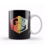 Kite Boarding Kiteboarder Retro Vintage Look Gift Kupa Bardak Porselen