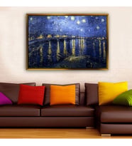 Altın Çerçeveli dekoratif tablo l1770 (Gold)