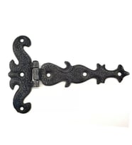 Antika Tarz Dekoratif Pirinç Kuyruklu Kelebek Menteşe - 94x147 Mm, Oksit