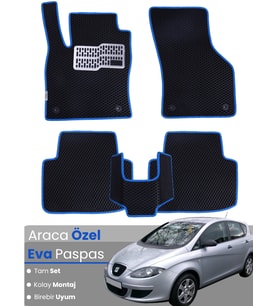 SEAT TOLEDO (1998-2004) Uyumlu EVA Paspas Tam Set–Oto Paspas,Araca Özel,Kolay Montaj