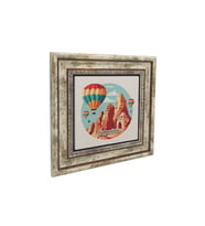Kapadokya Baskılı Taş Tablo 25X25