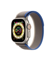 Çınarcık Dev Apple Watch 38mm Trail Kordon - Siyah-Gri