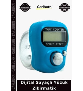 Özel Üretim Dijital Sayaçlı Ergonomik Silikon Kayışlı Renkli Ayarlanabilir Yüzük Zikirmatik