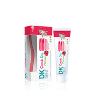 DKDENT Ahududu Aromalı Florürsüz Çocuk Diş Macunu 50 ml Fırça Hediyeli