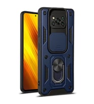 Microsonic Xiaomi Poco X3 Pro Kılıf Impact Resistant Siyah (Lacivert)