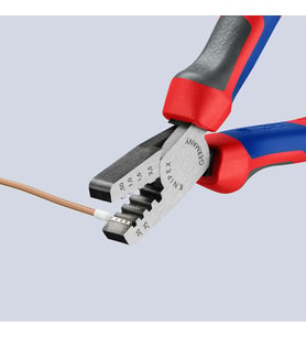 Knipex Çok Bileşenli Kovanlara Sahip Yüksükler Için Sıkma Pensesi, 145 Mm - 9762145A