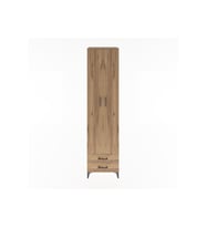 Hyperion Dolap 6 Raflı 2 Çekmeceli 2 Kapaklı 60x44x243 Çam-Çam