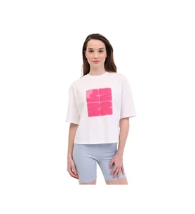 Lumberjack 5M Wl White 11Ss9091 5Fx Kadın Günlük Tişört 102011808 Bej