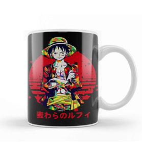 Luffy One Piece 011 Kupa Bardak Porselen
