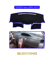 TOYOTA Yaris (2005-2013)TORPİDO KORUMA HALISI MAVİ KENAR