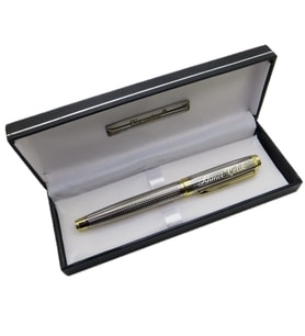 Signator® M579 Gold Krom Desenli Tükenmez Kalem  İsme Özel Kalem  Hediyelik Kalem (Karışık)