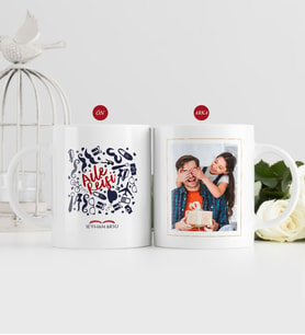 BK Gift Kişiye Özel Babalar Günü Hediyesi Fotoğraflı Kupa Bardak-3 (Beyaz)