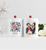 BK Gift Kişiye Özel Babalar Günü Hediyesi Fotoğraflı Kupa Bardak-3 (Beyaz)
