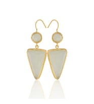 Kadir Jewellery 22 Ayar Altın Kaplama Kadın Sallantılı Küpe -El İşçiliği Ve Hipoalerjenik Küpe