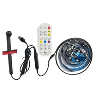 3.8 Metre 5V TV Arkası Kameralı Rgb Şerit Led Tv renklerine göre senkronize Kumanda veya Bluetooth K