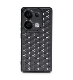 Xiaomi Redmi Note 13 Pro 5G Kılıf Petek Silikon Kapak - Siyah