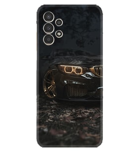 Samsung Galaxy M14 Kılıf Silikon Desen Özel Seri Black Car 1768