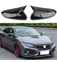 Honda Civic FK7 Yarasa Ayna Kapağı Batman PianoBlack Parlak Siyah