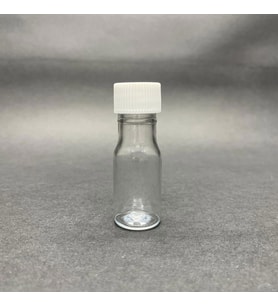 10 cc Pet Şişe - Beyaz Kapaklı - 10 ml Plastik Şişe x 10 Adet (Karışık)