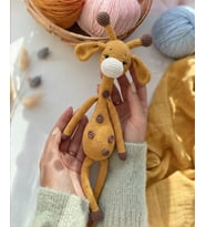 Amigurumi Oyun Arkadaşı Zürafa Oyuncak (EL ÖRGÜSÜDÜR 52CM)