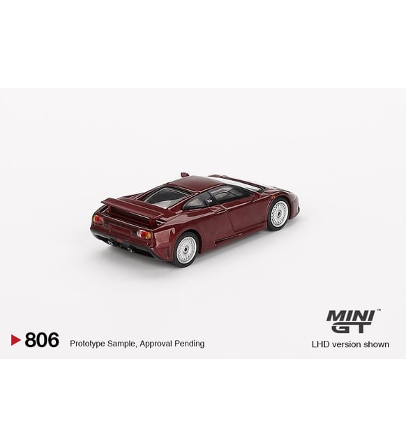 Mini Gt Bugatti EB110 GT Dark Red Metallic 806