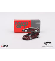 Mini Gt Bugatti EB110 GT Dark Red Metallic 806 (Çok Renkli)
